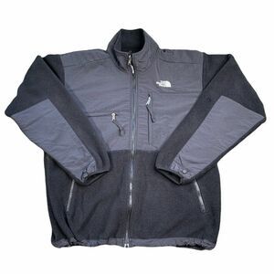 Vintage The North Face Men's Denali Jacket Size Large Black Fleece Jacket *Flaw